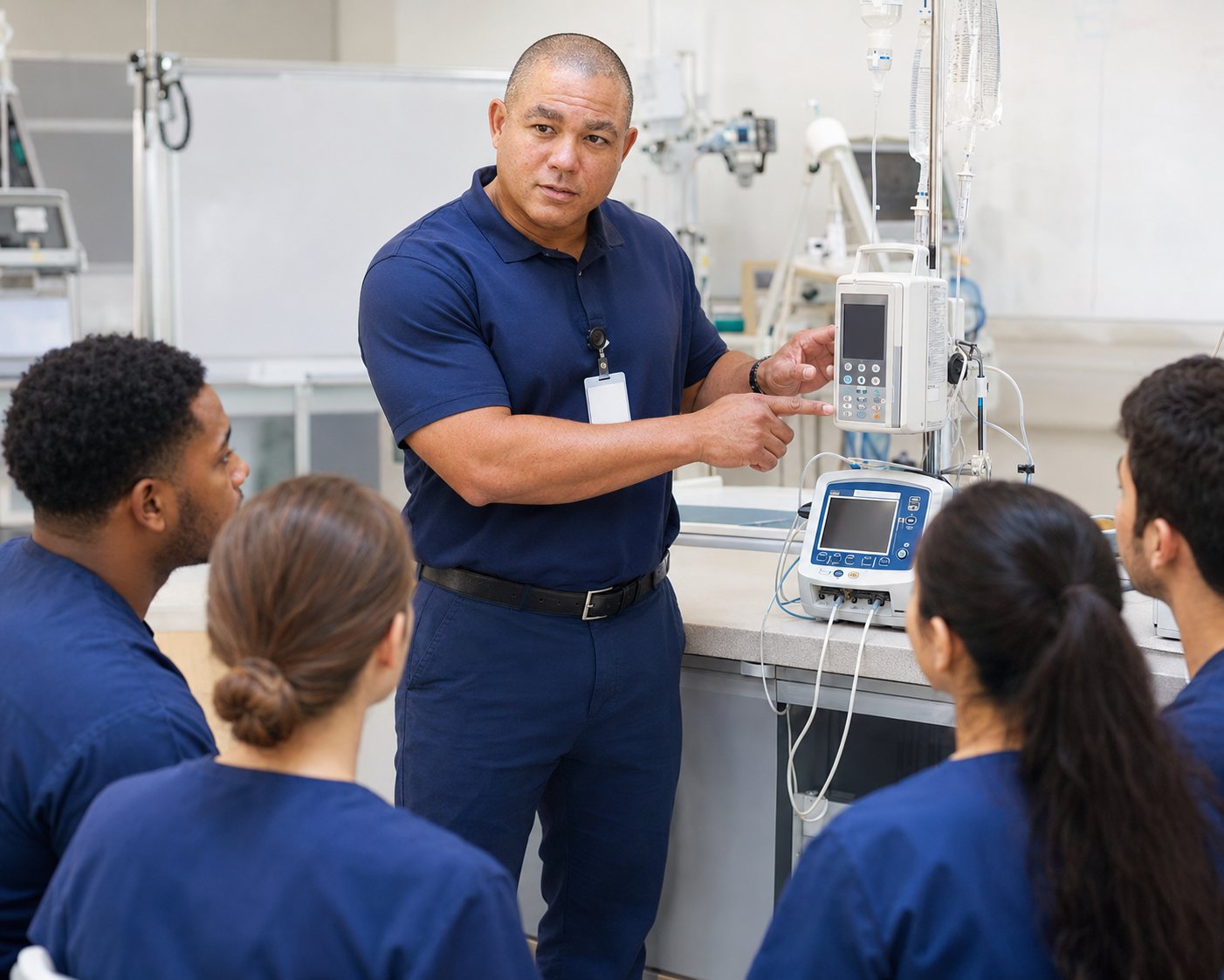 BiomedRx technician performing neurofeedback oceanside to protect patient safety